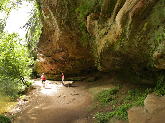 Wandern in der Schwarzachklamm