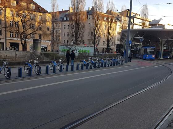 MVG Radstation an der Fünchner Freiheit