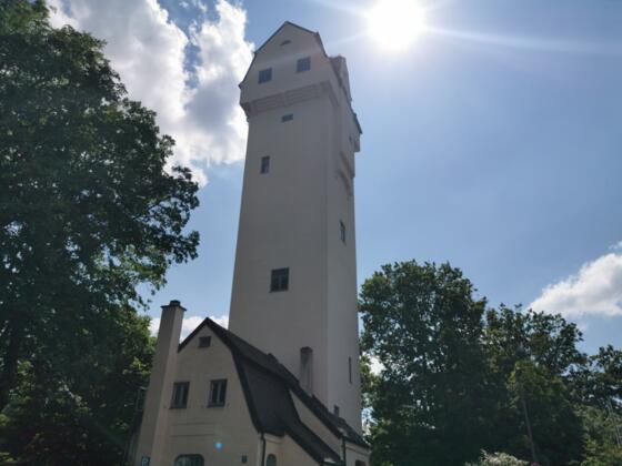 Aubinger Wasserturm - Außenansicht