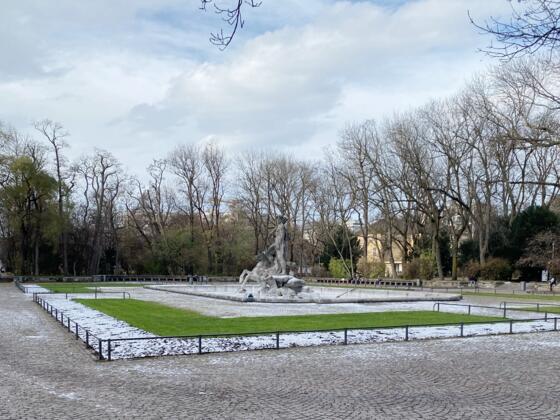 Neptunbrunnen im Alten Botanischen Garten