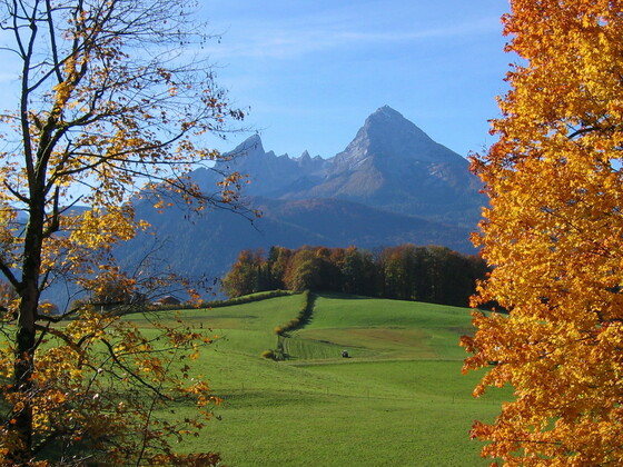 Blick auf den Watzmann