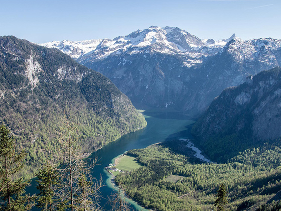 Im Frühling auf der Archenkanzel