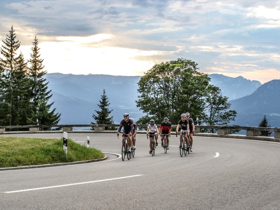 Mit dem Rennrad auf der Rossfeld Panoramastraße