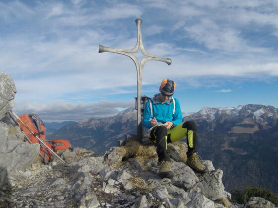 am Gipfel des &quot;Mooslahner&quot;