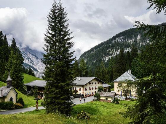 Hirschbichl: historischer Grenzübergang