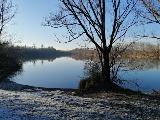 Badeeinstieg Hundesee