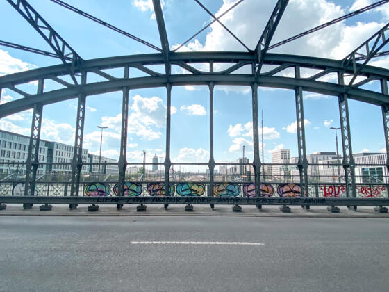 Ausblick von der Hackerbrücke