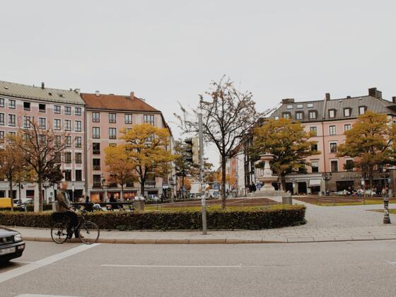 Mittelrondell des Gärtnerplatzes in München