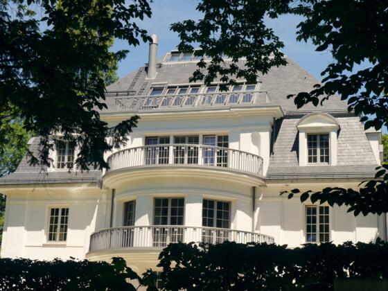 Frontansicht der Thomas Mann Villa