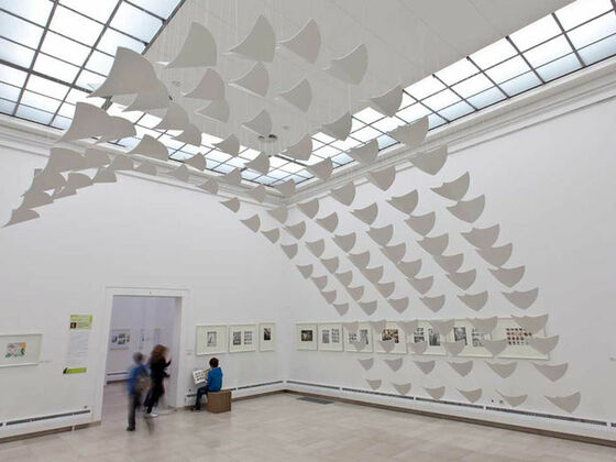 Austellungsraum der Städtischen Galerie Rosenheim.