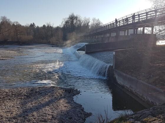 Flauchersteg von unten