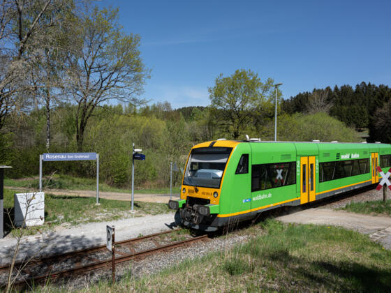 Haltestelle Rosenau bei Grafenau