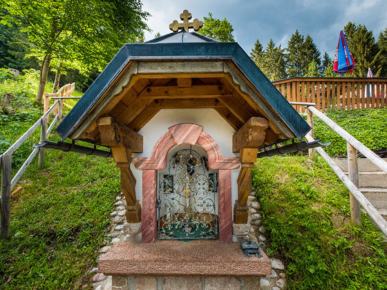 Wegweiser zur Rossfeldalm