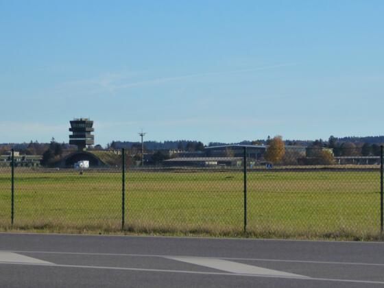 Blick auf Flugfeld Fliegerhorst