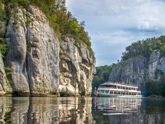 Schifffahrt durch den Donaudurchbruch bei Kelheim