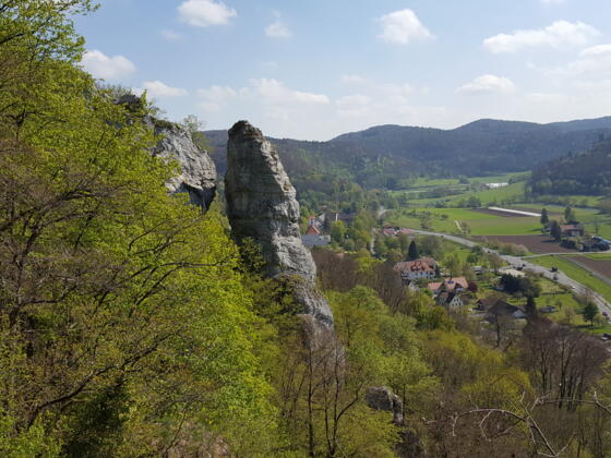 Aussicht in Richtung Streitberg