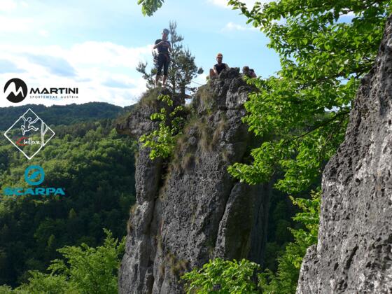 der ausgesetzte und gleichzeitig bequeme Nordgipfel des Napoleon in der Fränkischen Schweiz