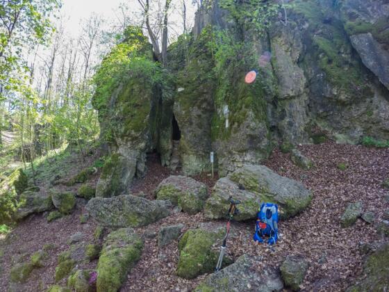 Der Eingang zur Schönsteinhöhle