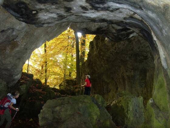 Schwingbogen im Brunnstein-/Schönstein-Höhlengebiet