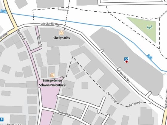 Parkplatz gegenüber Valentinspassage