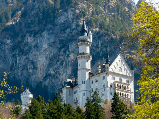 Außenansicht Schloss Neuschwanstein