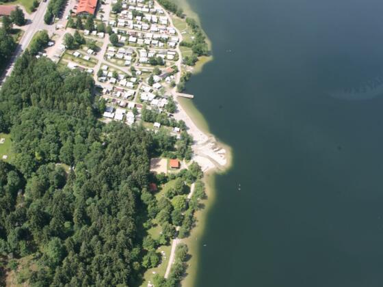Luftbild zum Bannwaldsee