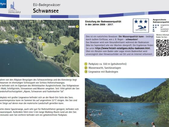 Infotafel Schwansee