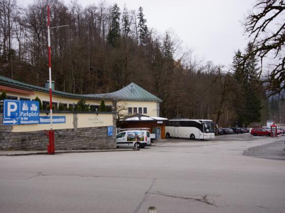 Parpkplatz P1 in Hohenschwangau