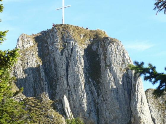 Unterhalb des Gipfels