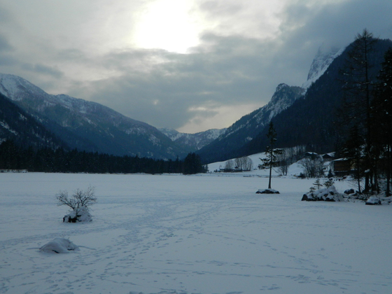 Der zugefrorene Hintersee