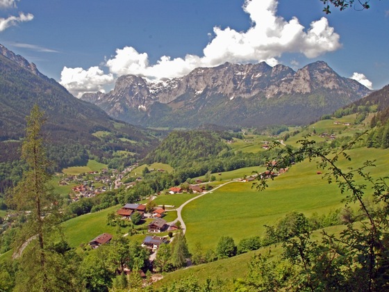 Blick in die Ramsau mit Reiteralm