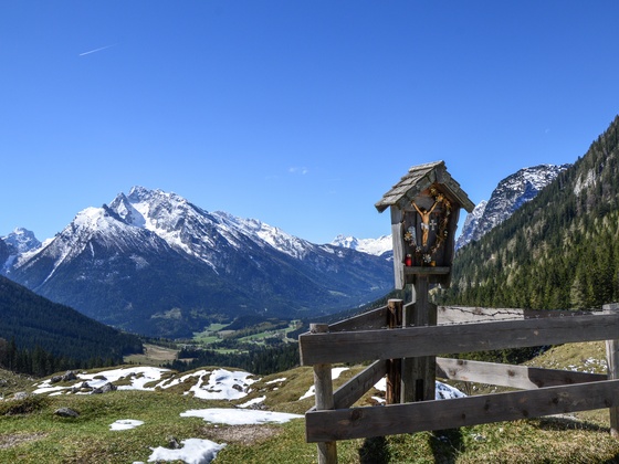 Almkreuz auf der Mordau Alm