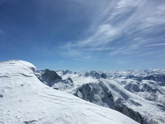 Kammerlinghorn Blick Seehorn und großer Hundstod