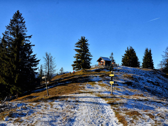 Die Bezoldhütte auf dem Toten Mann