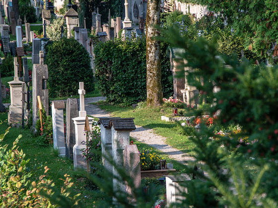 Gräber auf dem Alten Friedhof Berchtesgaden