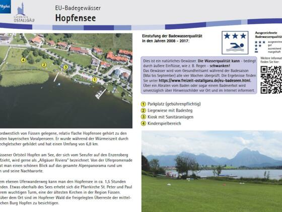 Infotafel Hopfensee