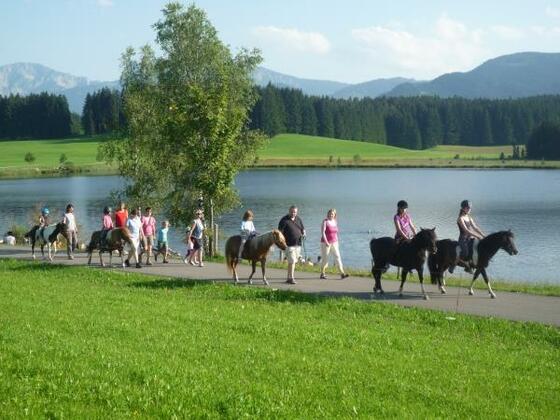 Wanderrittt zum Attlesee auch im Winter