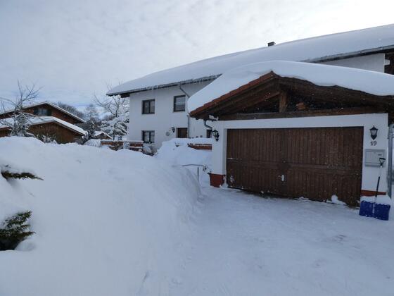 Unser Ferienhaus im Winter