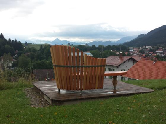 Wandertrilogie-Schauplatz &quot;Zugspitzblick&quot; in Nesselwang