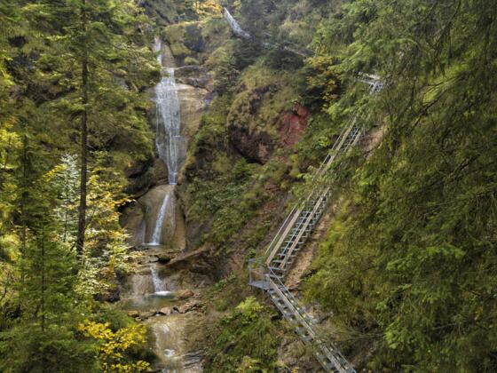 Wasserfall in Nesselwang im Allgäu