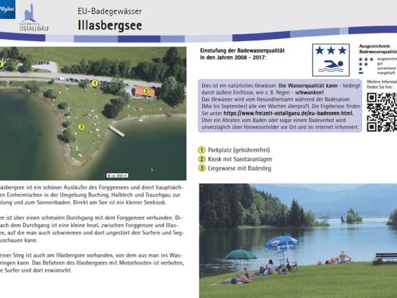 Infotafel Illasbergsee