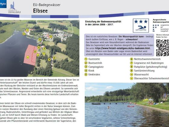 Infotafel Elbsee