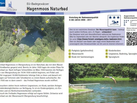 Infotafel Hagenmoos Naturbad