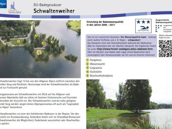Infotafel Schwaltenweiher