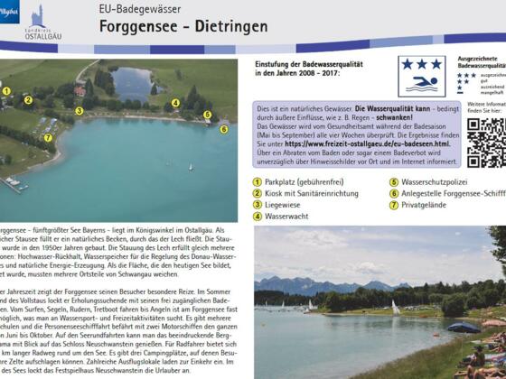 Infotafel Forggensee - Dietringen