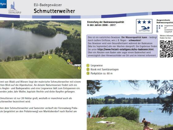 Infotafel Schmutterweiher