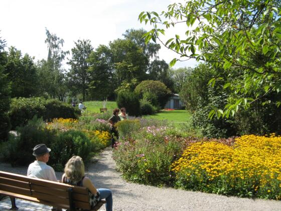 Schwesterngarten Blick nach Westen