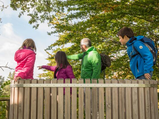 Kommunikationsbank an der Illerschleife