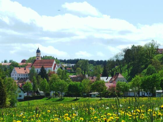 Stiftskirche über Bad Grönenbach