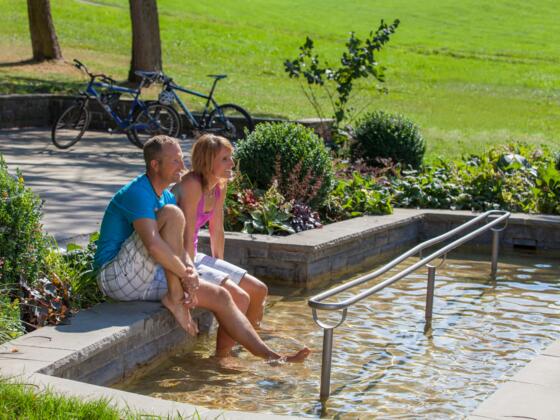 Kneipptretanlage im Kurpark